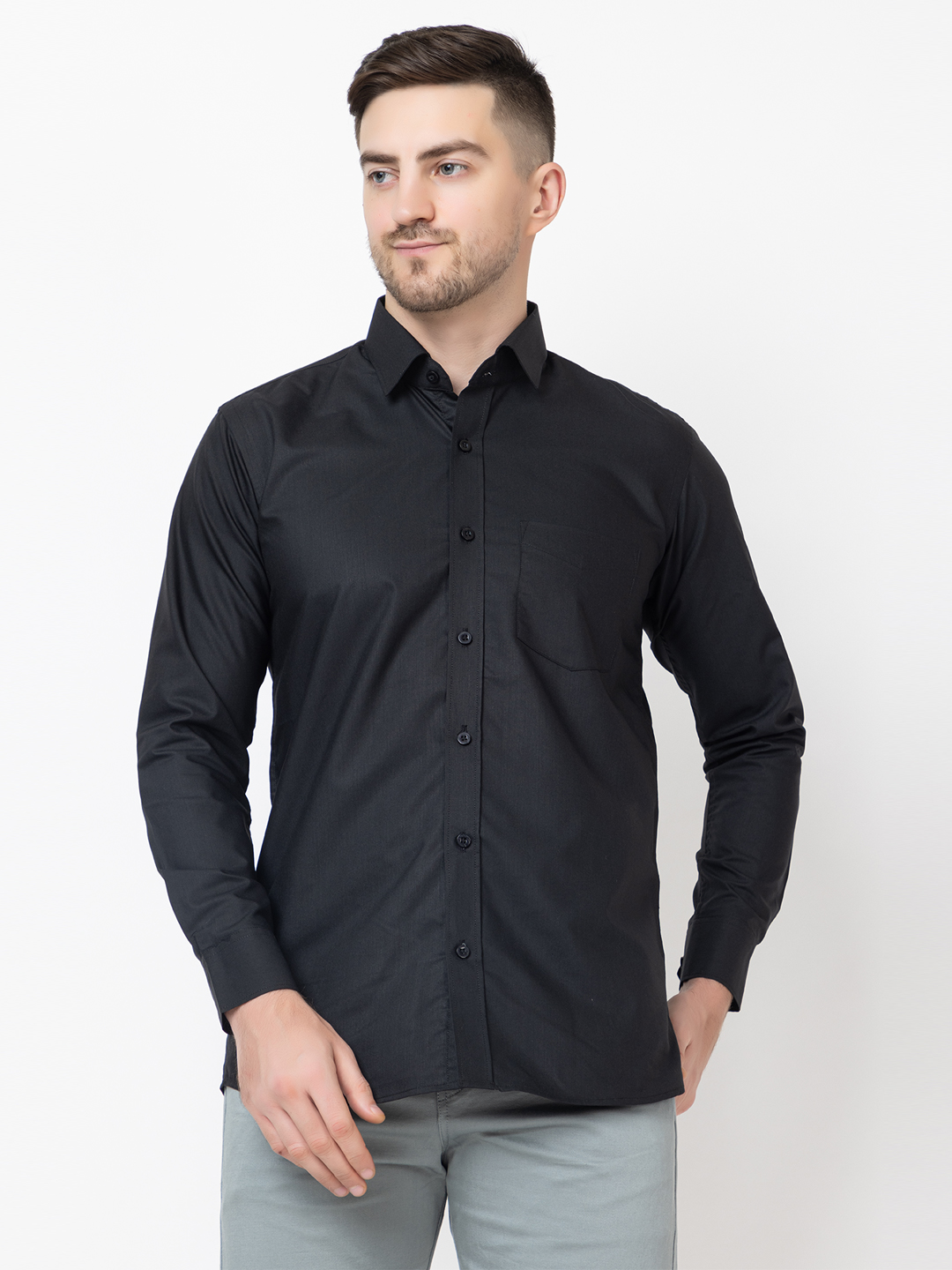Buy Black Shirts for Men Online In India - ExperianceClothing