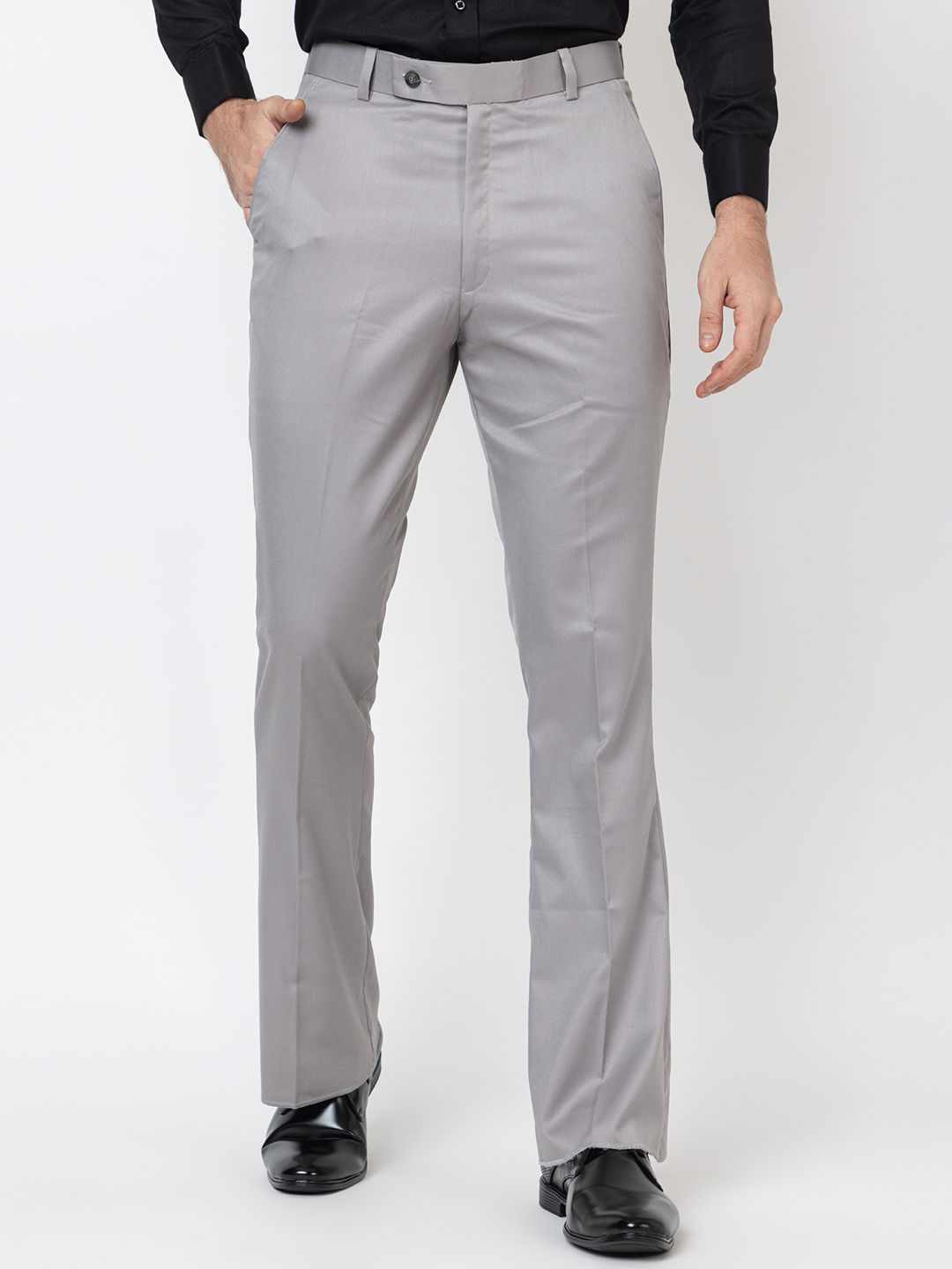 Vrajkunj Fashion Regular Fit Men Grey Trousers - Buy Vrajkunj Fashion  Regular Fit Men Grey Trousers Online at Best Prices in India | Flipkart.com