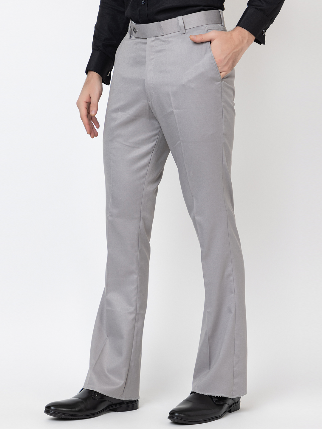 Charming Dark Silver Formal Lycra Pants at Rs 999.00 | Men Lycra Pant | ID:  2850482408948