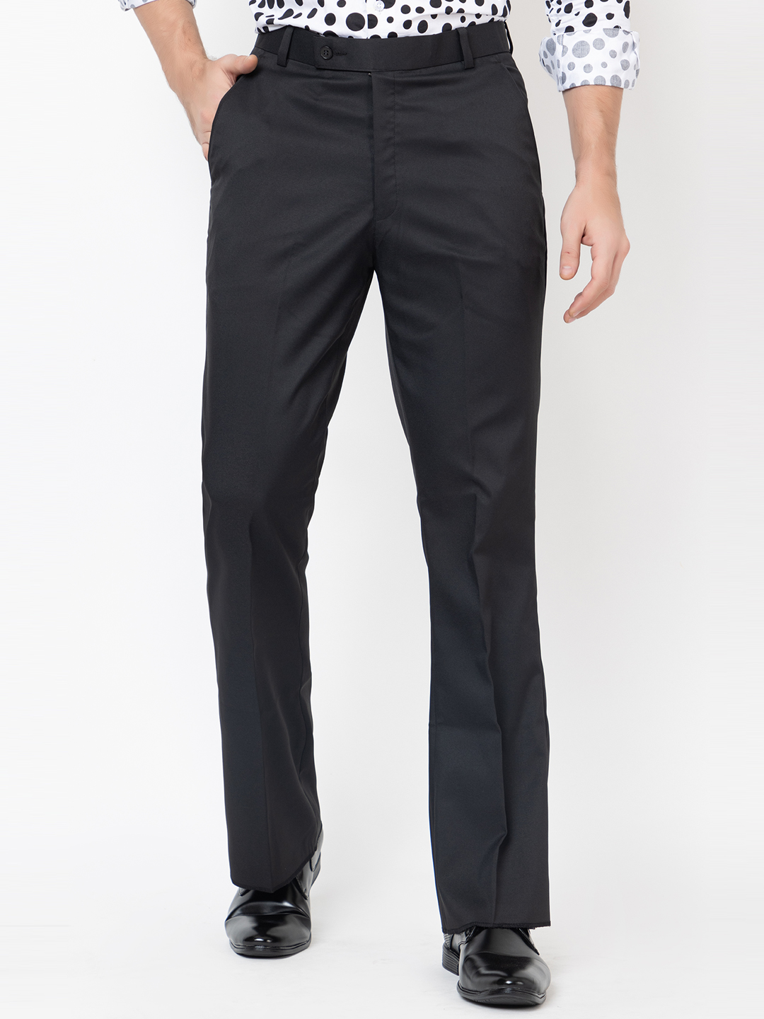 Men's Gurkha Pants Suit Casual Business Trousers Formal Loose High Waist  Solid | eBay